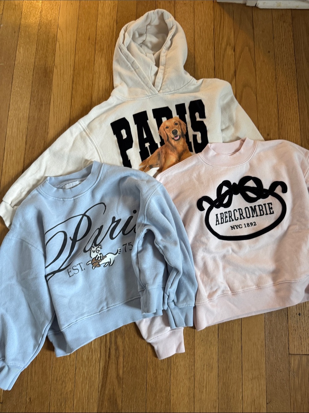 ABERCROMBIE ZARA HOODIE BUNDLE